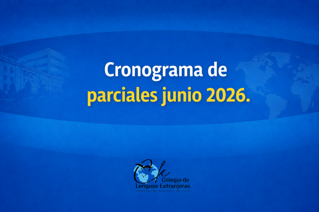 imagen Cronograma de exámenes parciales junio 2026