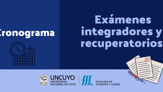 imagen Cronograma exámenes integradores y recuperatorios