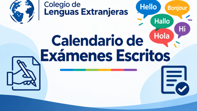 imagen Colegio de Lenguas Extranjeras Exámenes Escritos - Calendario