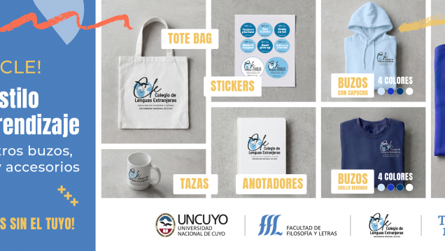 imagen El Colegio de Lenguas Extranjeras presenta su nueva línea de productos institucionales