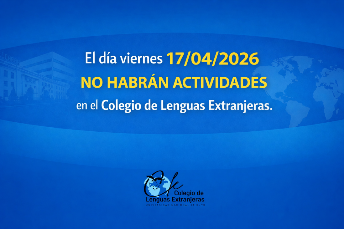 imagen Suspensión de actividades día 17/04/2026