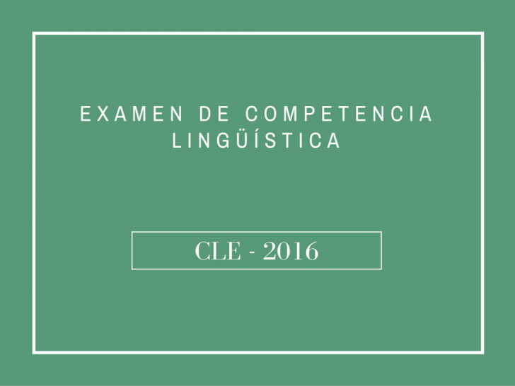 imagen Examen de Competencia Lingüística (INGLÉS) - 1 de abril - 15hs