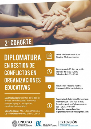 imagen Diplomatura en Gestión de Conflictos en las Organizaciones Educativas